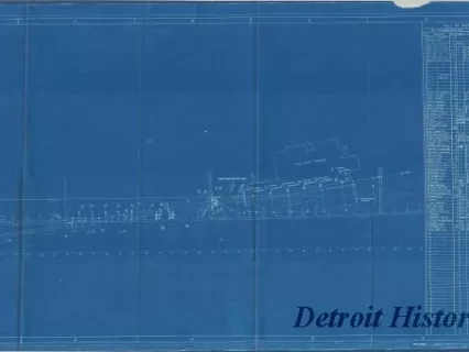 Blueprint - 63 Ft. Aircraft Rescue Boat - Mark 3, 
Engine Installation