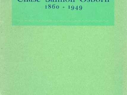 Booklet - Michigan Historical Collections, Bulletin No. 10: Chase Salmon Osborn 1860-1949
