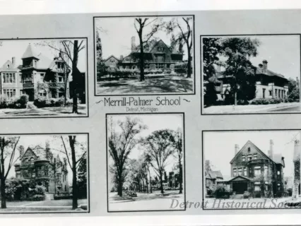 Postcard - Postcard of the Merrill-Palmer School Buildings