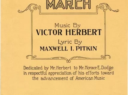 Music, Sheet - Dodge Brothers March