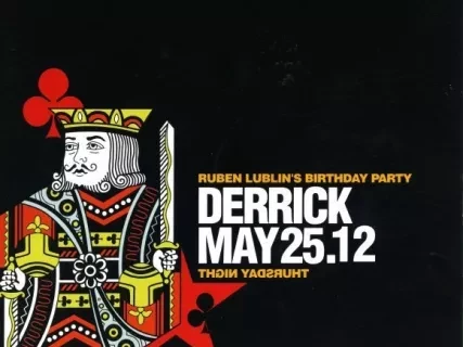 Handbill - Ruben Lublin's Birthday Party