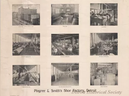 Poster - Pingree & Smith's Shoe Factory, Detroit