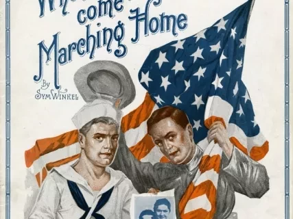 Music, Sheet - When Our Boys Come Marching Home
