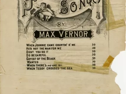 Music, Sheet - When There's No One By