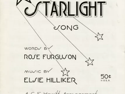 Music, Sheet - Starlight