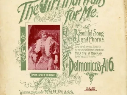 Music, Sheet - The Girl That Waits for Me