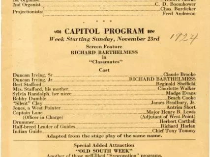 Program, Theater