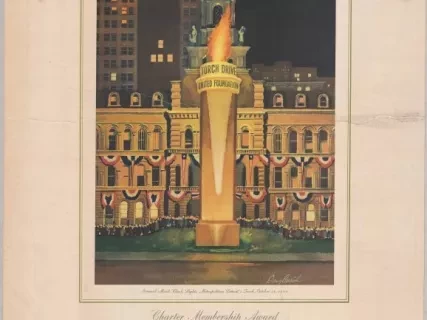 Poster - Torch Drive United Foundation,
Charter Membership Award