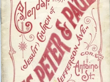 Bulletin - SS. Peter and Paul's (Jesuit) Church Calendar and Parish Society Bulletin, Vol. 8, No. 12