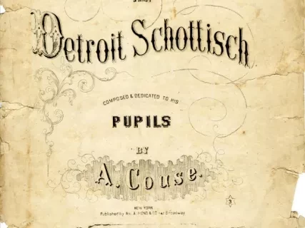 Music, Sheet - The Detroit Schottisch