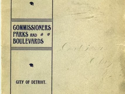 Report, Annual - Ninth Annual Report, Commissioners of Parks and Boulevards