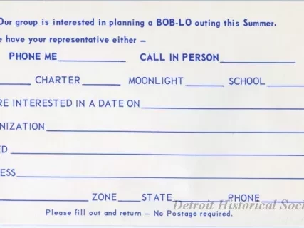 Postcard - Mail in Outing Post Card