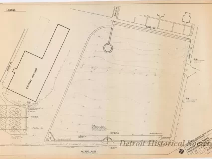 Blueprint - Historic Fort Wayne Parade Grounds Construction