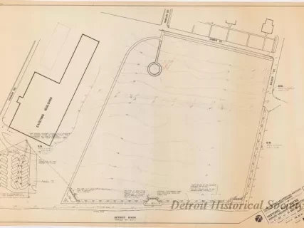 Blueprint - Historic Fort Wayne Parade Grounds Construction