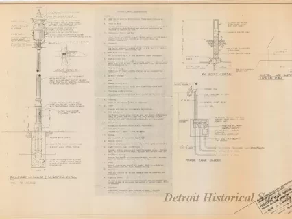 Blueprint - Historic Fort Wayne Parade Grounds Construction