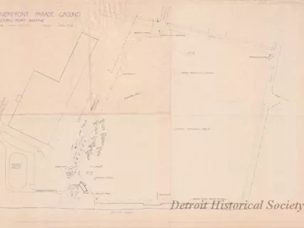 Blueprint - Riverfront Parade Ground,
Historic Fort Wayne