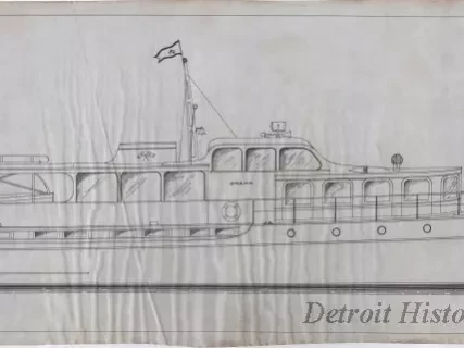 Drawing, Technical - Proposed Change to Yacht, Omaha