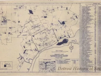 Blueprint - Property Map, An Introduction to Detroit's War Heroes
