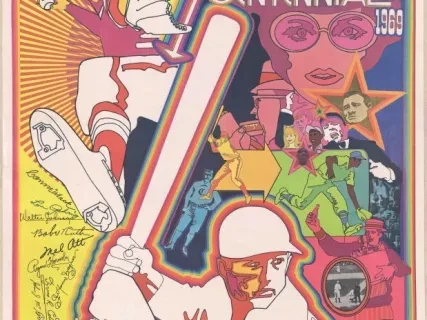 Poster - Professional Baseball Centennial, 1869-1969