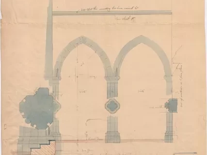 Drawing, Architectural - Sheet Q
[Trinity Episcopal Church]