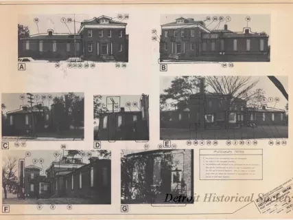 Blueprint - Historic Fort Wayne,
Post Hospital Restoration