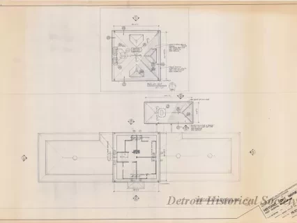 Blueprint - Historic Fort Wayne,
Post Hospital Restoration