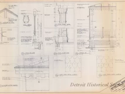 Blueprint - Historic Fort Wayne,
Post Hospital Restoration