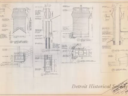 Blueprint - Historic Fort Wayne,
Post Hospital Restoration