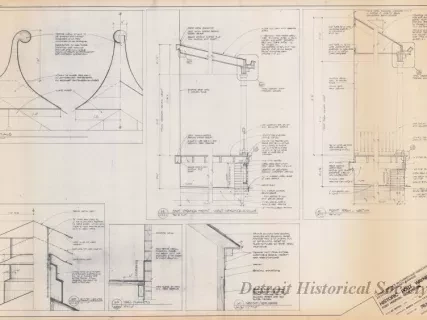 Blueprint - Historic Fort Wayne,
Post Hospital Restoration