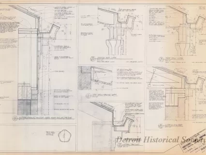 Blueprint - Historic Fort Wayne,
Post Hospital Restoration