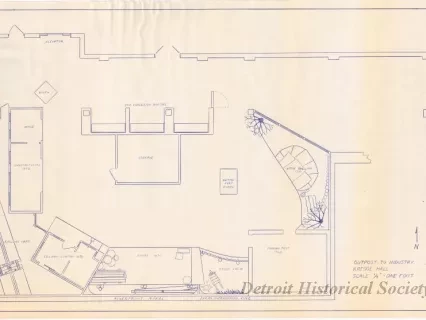 Blueprint - Outpost to Industry - Kresge Hall