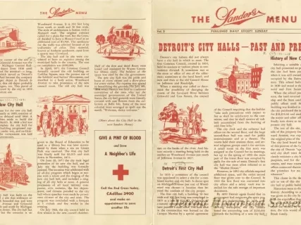 Menu - The Sanders Menu, Vol. 3, No. 20