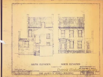 Blueprint - The James N. Jones Building [Moross House]