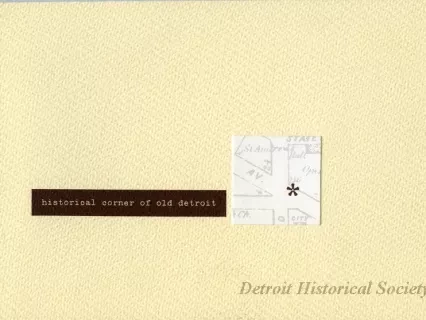 Souvenir - Historical Corner of Old Detroit