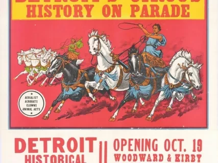 Poster - Detroit's Circus History on Parade