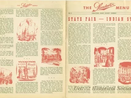 Menu - The Sanders Menu, Vol. 3, No. 23