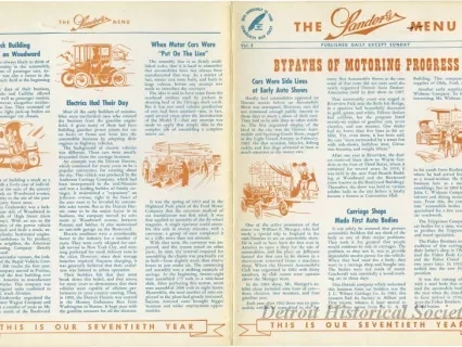 Menu - The Sanders Menu, Vol. 2, No. 20