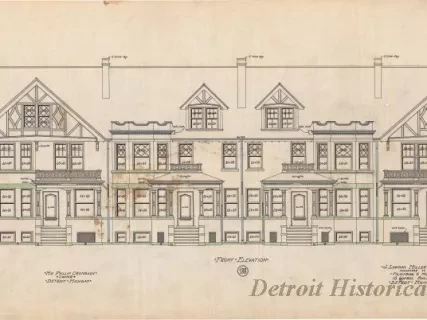 Drawing, Architectural - Front Elevation