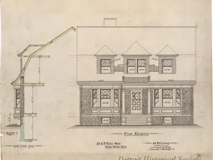 Drawing, Architectural - Front Elevation
