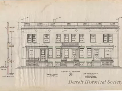 Drawing, Architectural - Front Elevation
