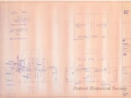 Blueprint - Tuskegee Airmen Museum - HVAC Plans
[Building No. 210]