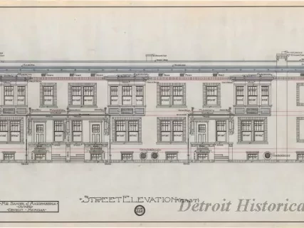 Drawing, Architectural - Street Elevation