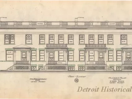 Drawing, Architectural - Front Elevation