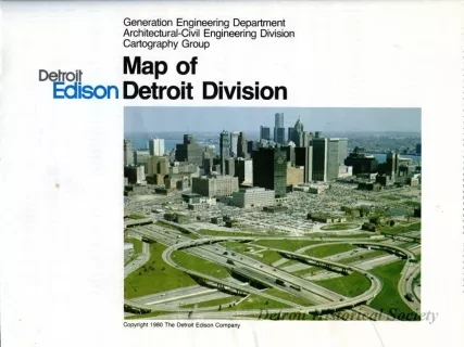 Map - Detroit Edison, Map of Detroit Division