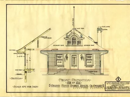 Drawing, Architectural - Front Elevation