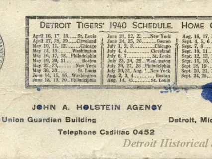 Blotter, Desk - John A. Holstein Agency