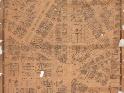 Map - Map of the Central Business District of Detroit