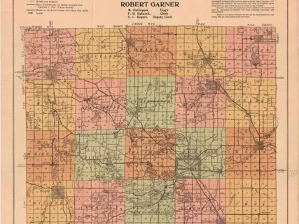 Map - Road Map of Oakland County
Showing Proposed Construction Under Bond Issue