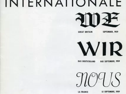 Newsletter - WE Winkelman Employees
September - October, 1959