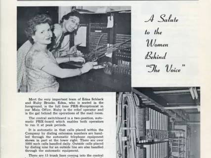 Newsletter - WE Winkelman Employees, vol. 10, no. 1
July, 1960
